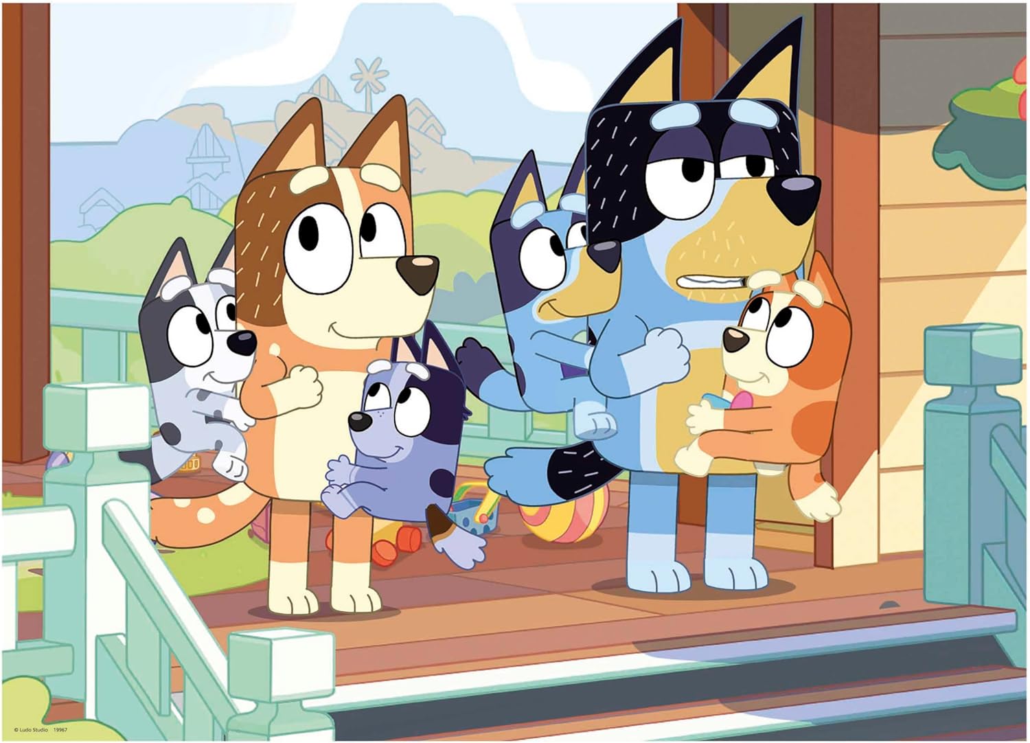 Thumbnail 1 de Puzzle en bois Educa Bluey 100 pièces (dès 6 ans) – 36 x 26 cm une fois monté