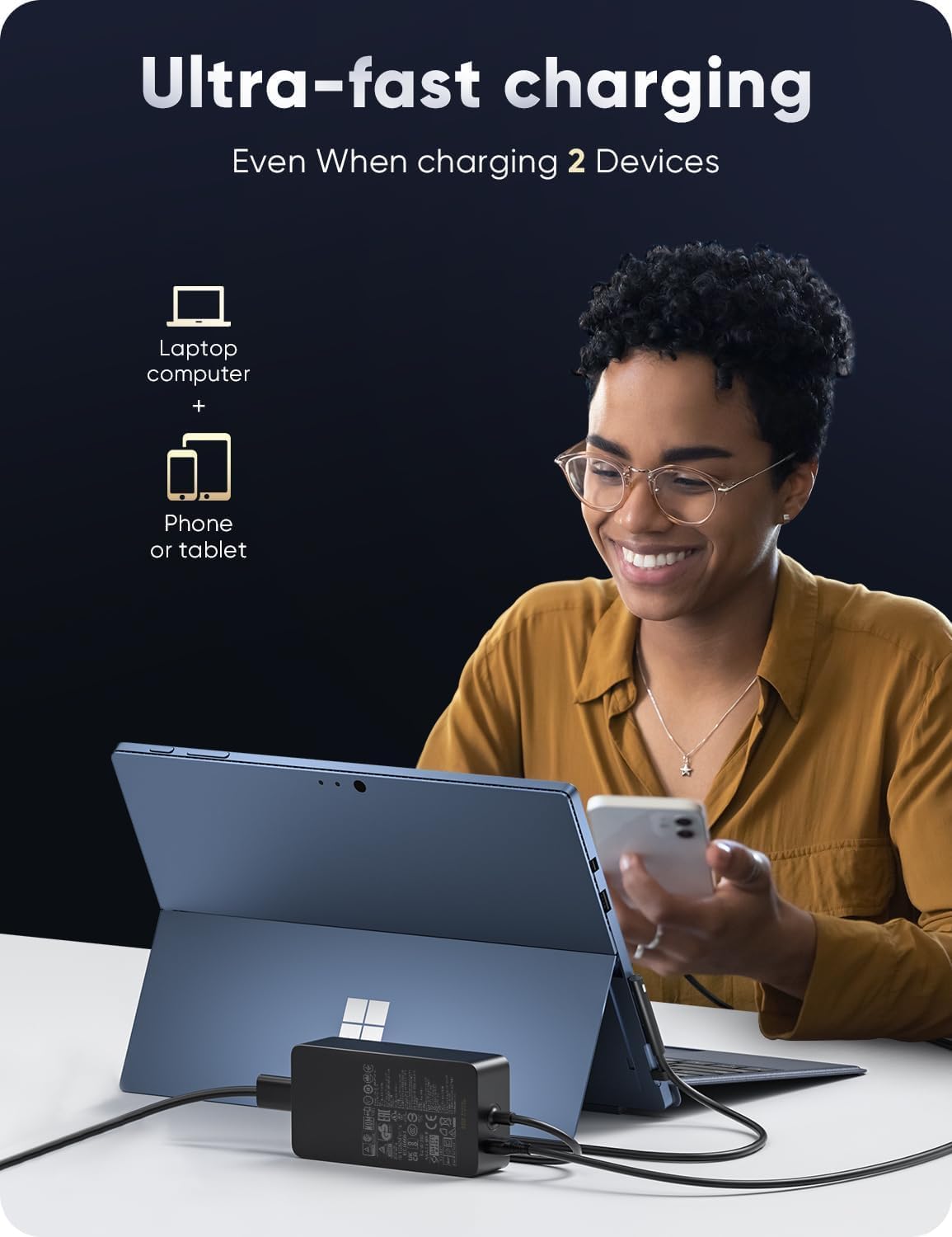 Thumbnail 3 de Microsoft Surface 65W Charger: A practical option for Surface Pro to Surface Laptop family