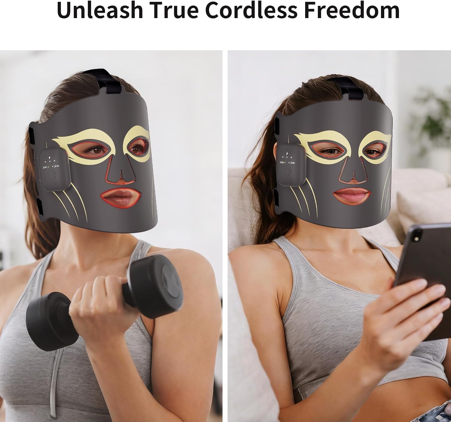 Detalle de LED Face Mask with Silicone