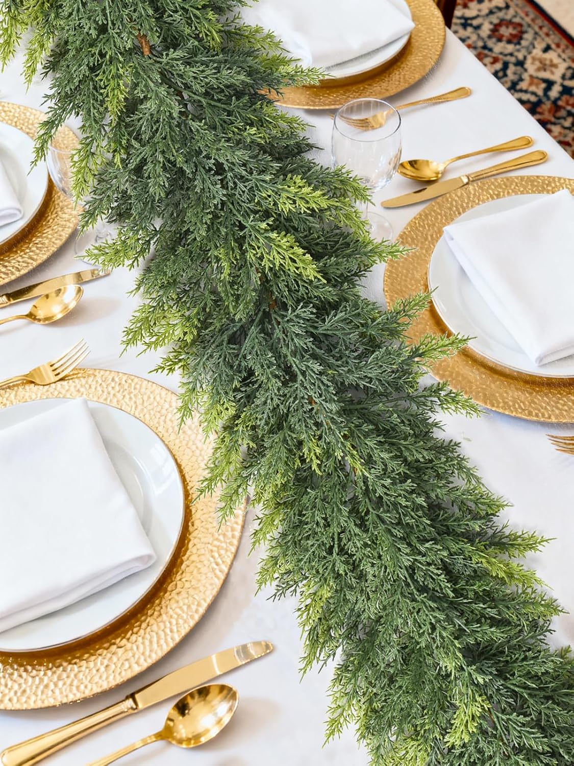 Thumbnail 6 de Fomlily 6Ft Cedar Garland for Mantel 🎄