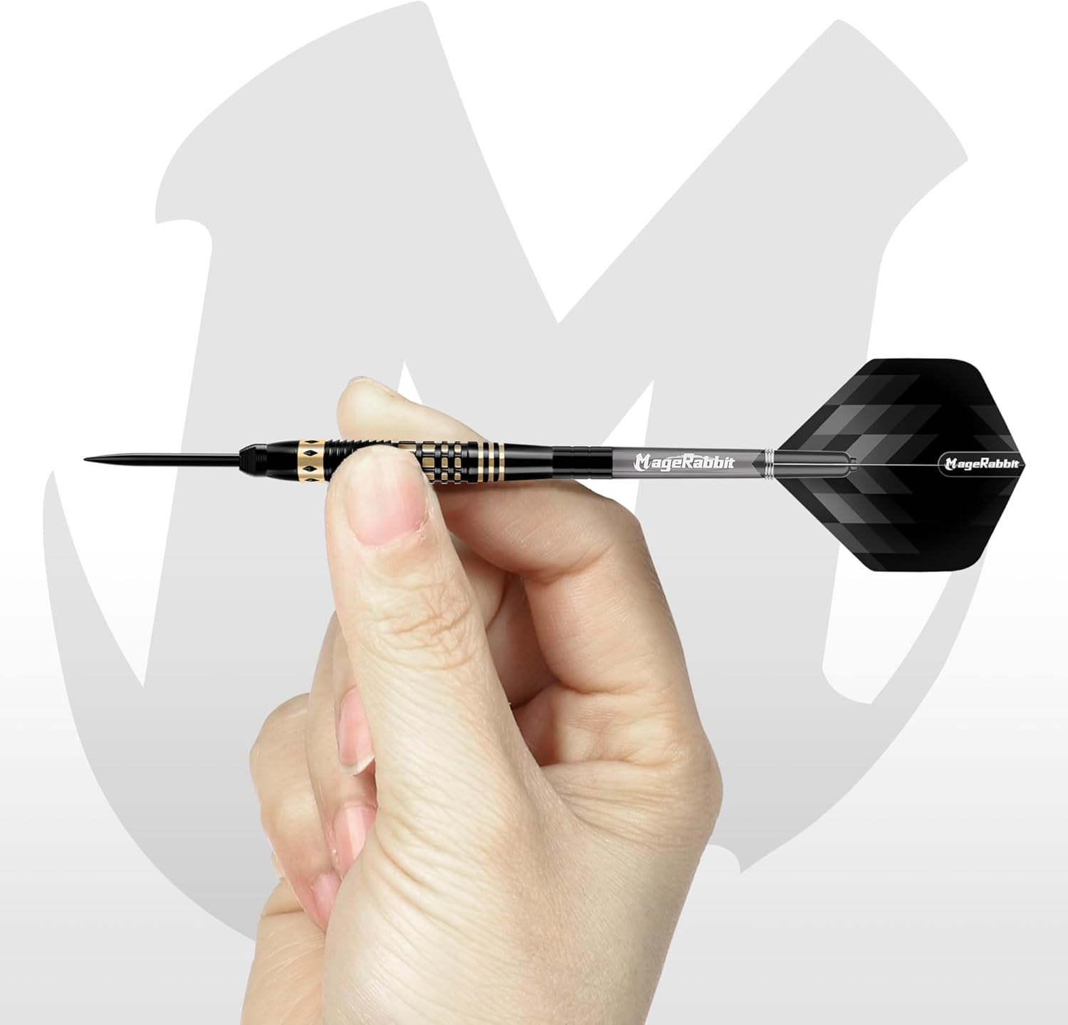 Thumbnail 5 de MageRabbit Metal Tip Darts (18g) with extra flights & aluminium shafts – 3 pack steel tip darts