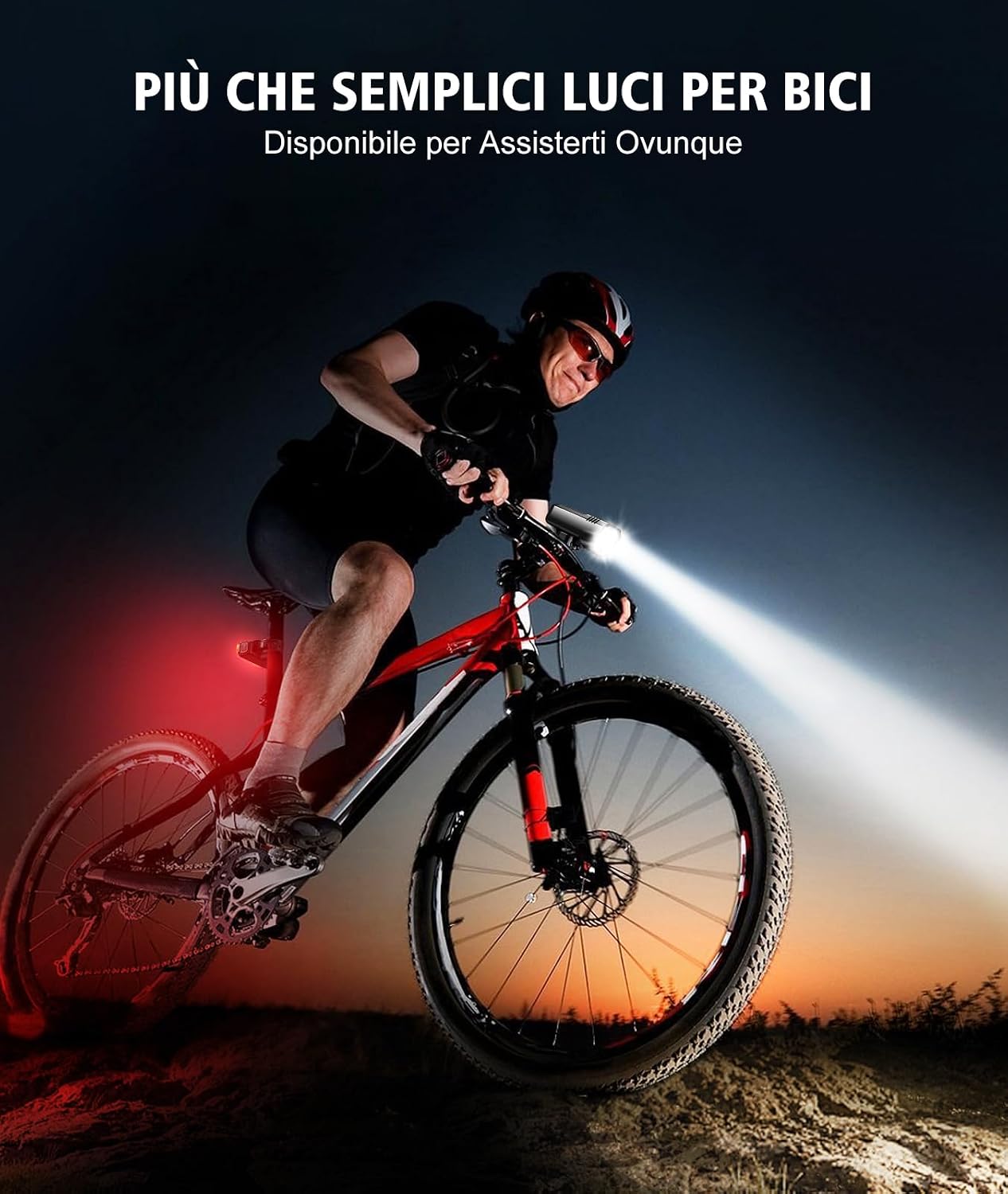 Thumbnail 6 de Babacom Luci Bicicletta LED 1300 lumen
