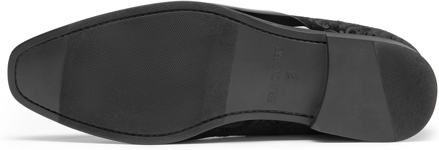 Thumbnail 4 de Bruno Marc Men's Tuxedo Oxfords, Pointed Toe, Lace-Up, Non-Slip