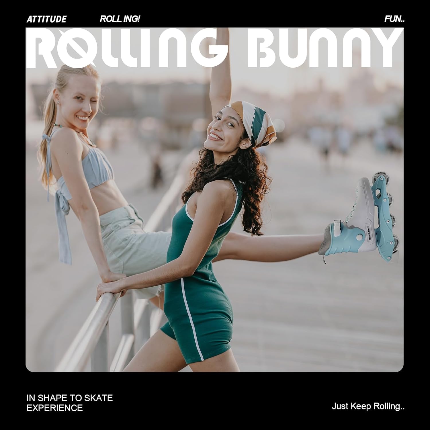 Thumbnail 4 de RollingBunny Inline Skates for Women & Girls: Durable, Supportive Outdoor/Indoor Skates