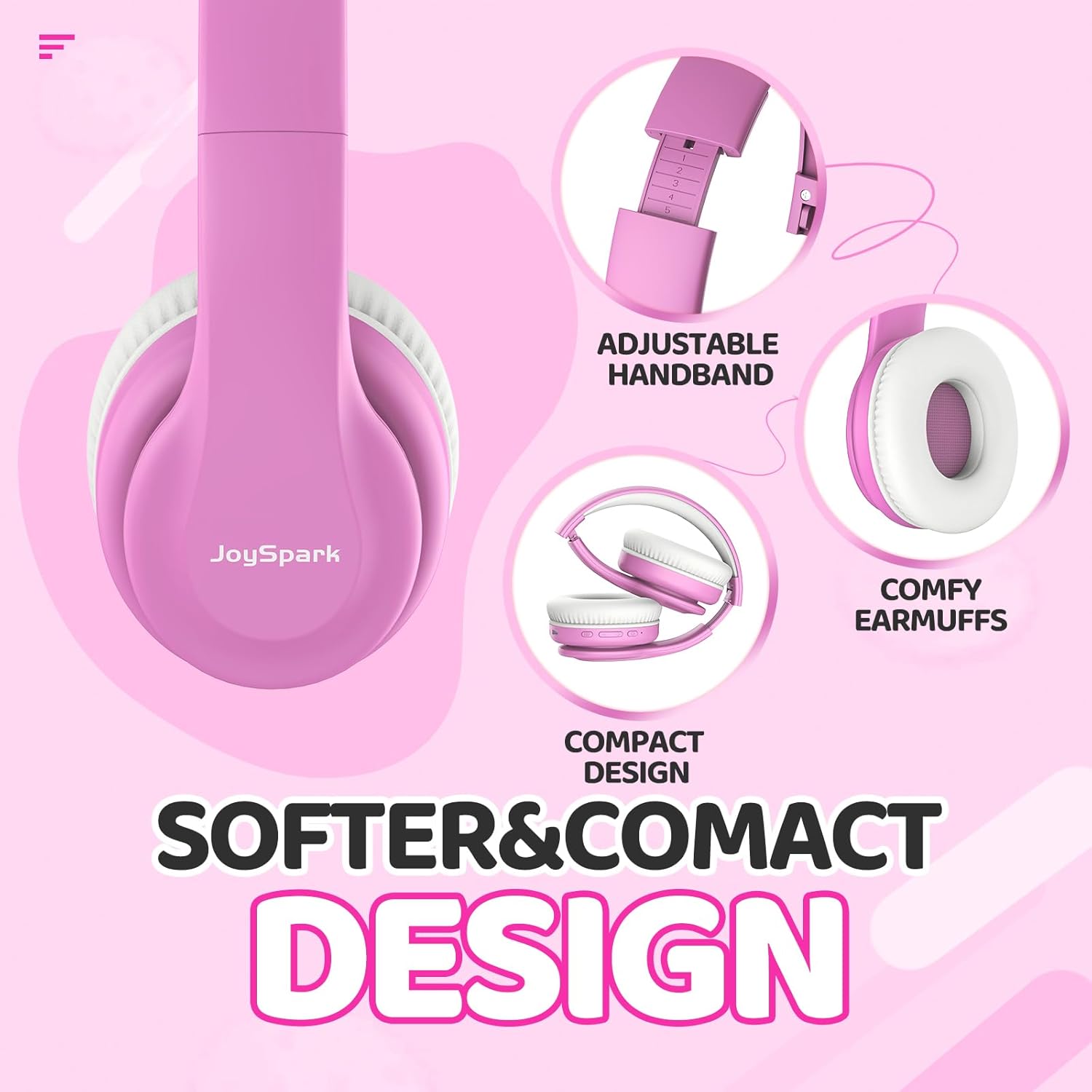 Thumbnail 2 de JoySpark Kids Bluetooth Headphones 60h