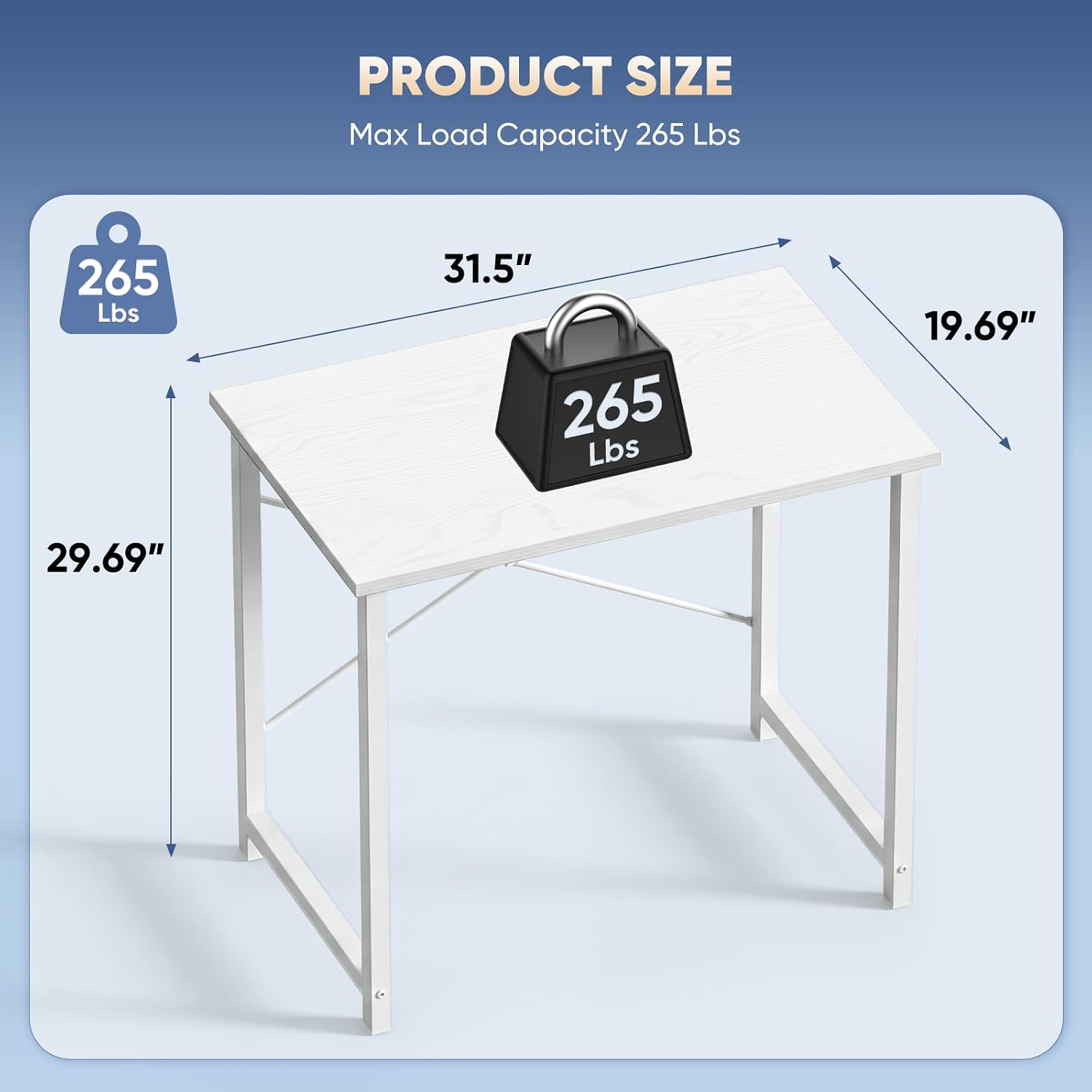 Detalle de DUMOS Computer Desk, 32-Inch