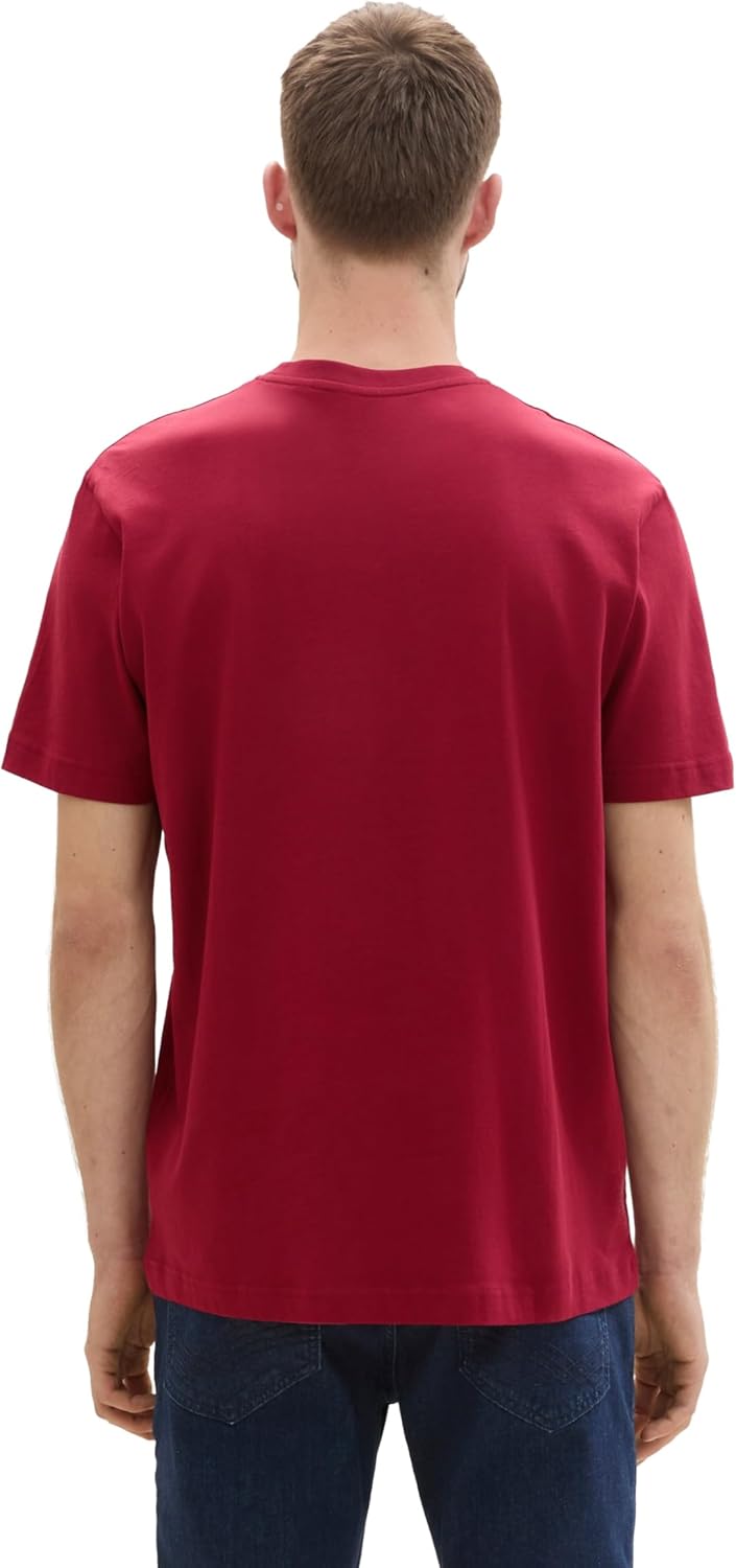 Thumbnail 4 de TOM TAILOR Herren T-Shirt aus Baumwolle mit Logo-Print – bequemes Kurzarmshirt