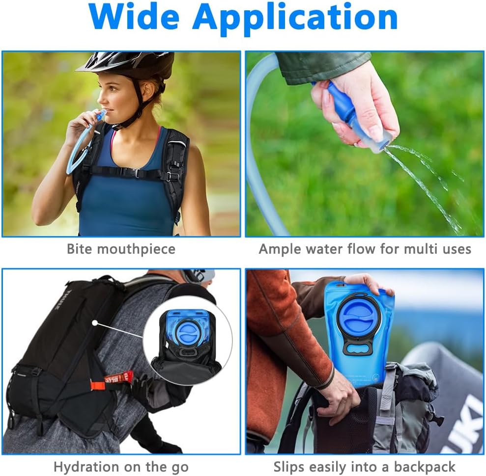 Thumbnail 6 de Flintronic Hydration Bladder 2L Leak Proof Reservoir (BPA Free) with Insulated Tube