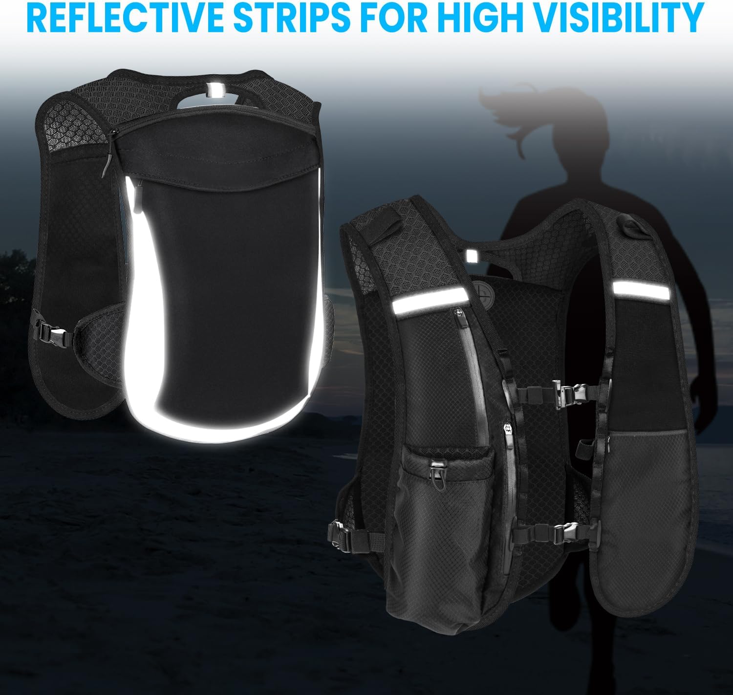 Thumbnail 4 de Hydration Backpack 2L Lightweight Running Vest