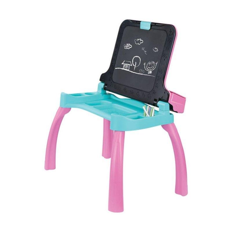 Detalle de MagiBureau 6 en 1 Rosa de VTech: centro de actividades musical para niños de 3 a 7 años