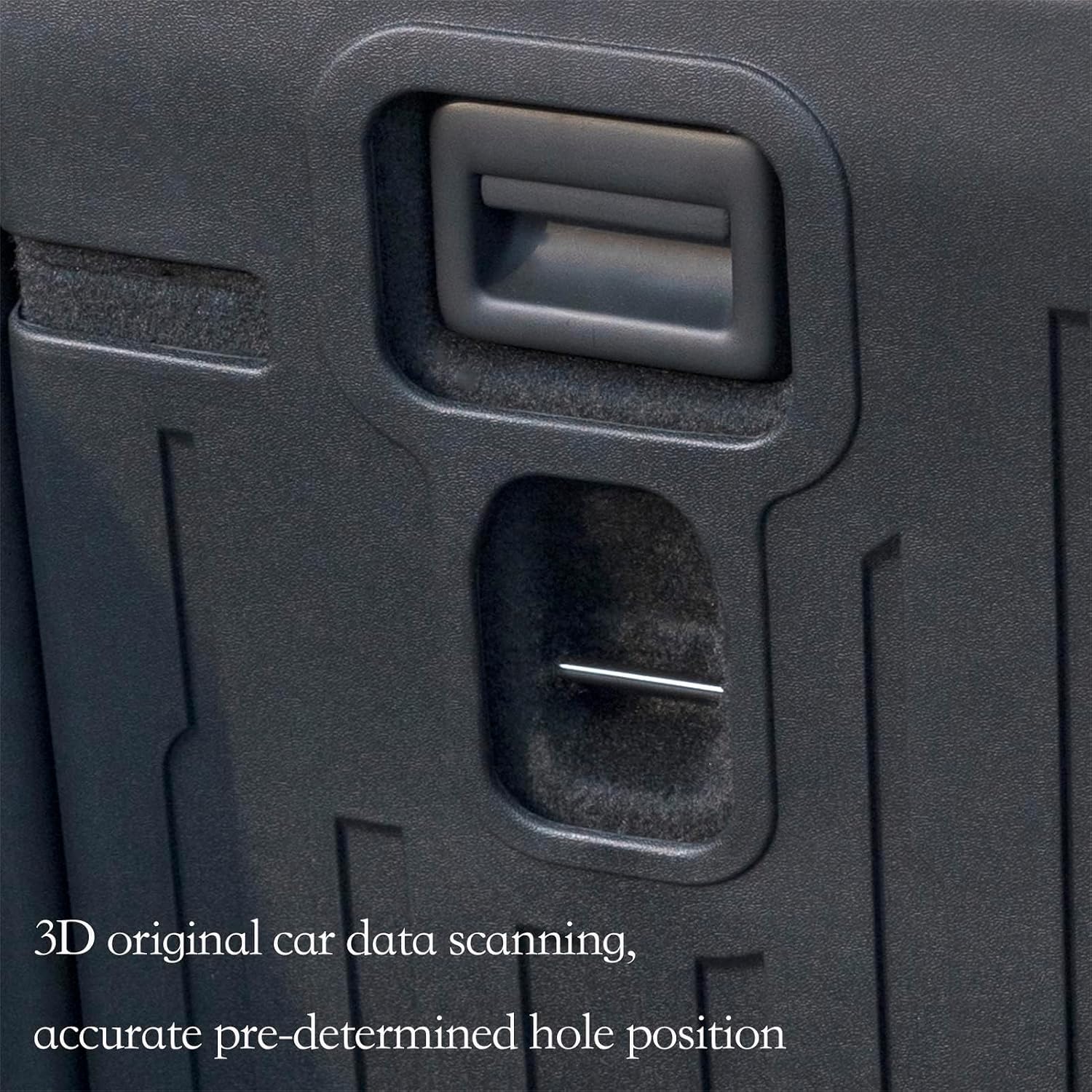 Detalle de CYBERBEANS pour Tesla Model Y Juniper—couverture de dossier arrière TPE pour 2025-2026