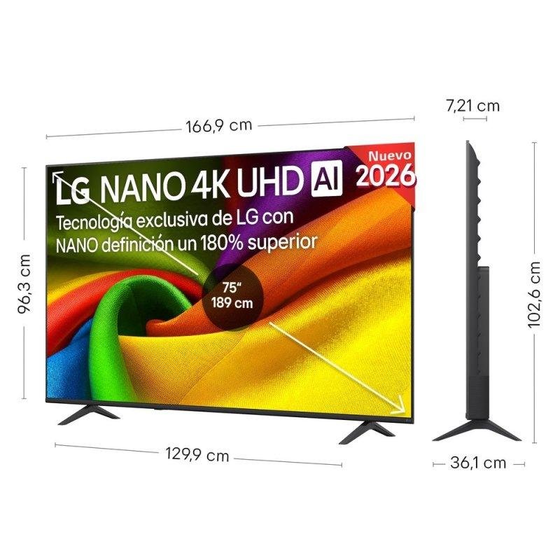 Thumbnail 3 de LG NanoCell 75NU900B6LA 75" 4K UHD: cine en casa con WebOS, HDR10 Pro y Dolby Digital Plus