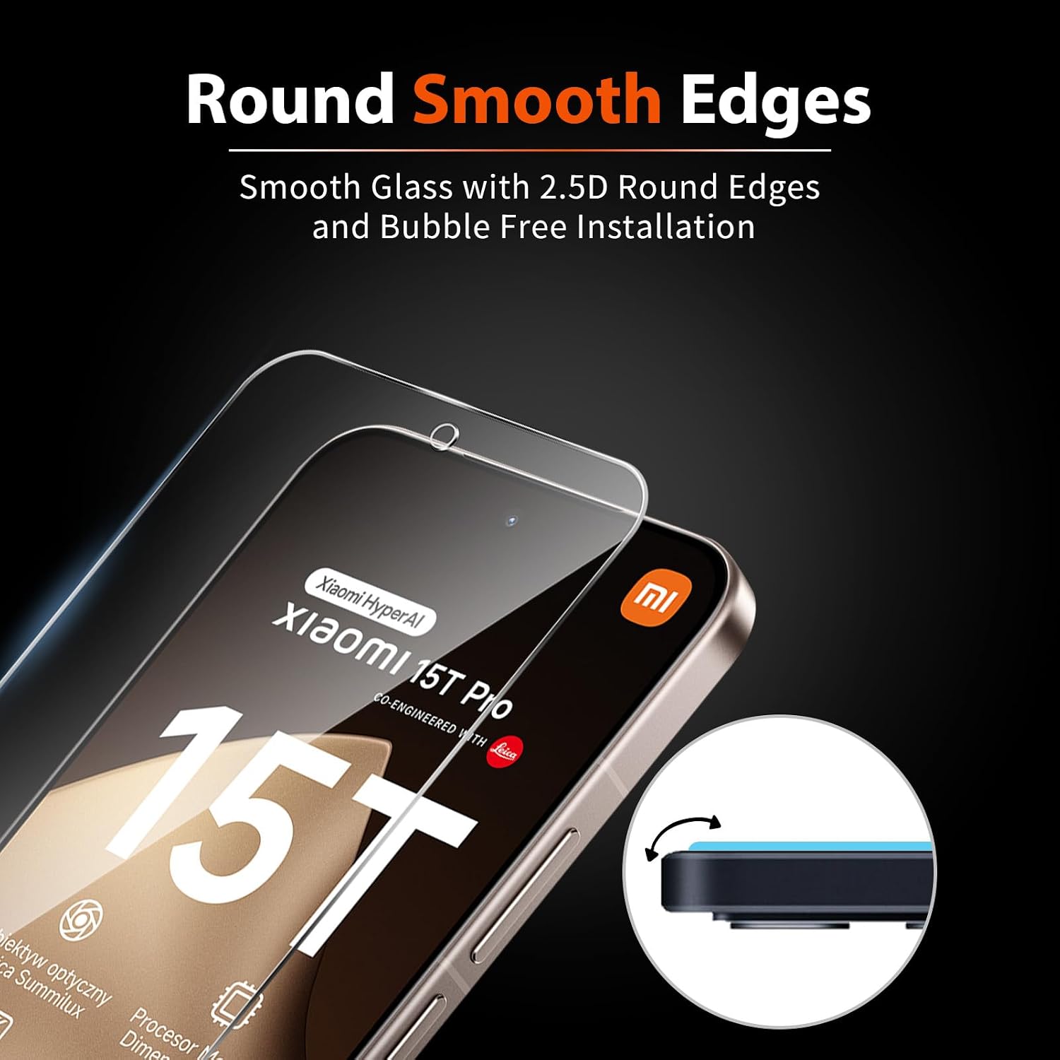 Detalle 1 de LiiLaa Hydrogel Displayschutz für Xiaomi 15T Pro