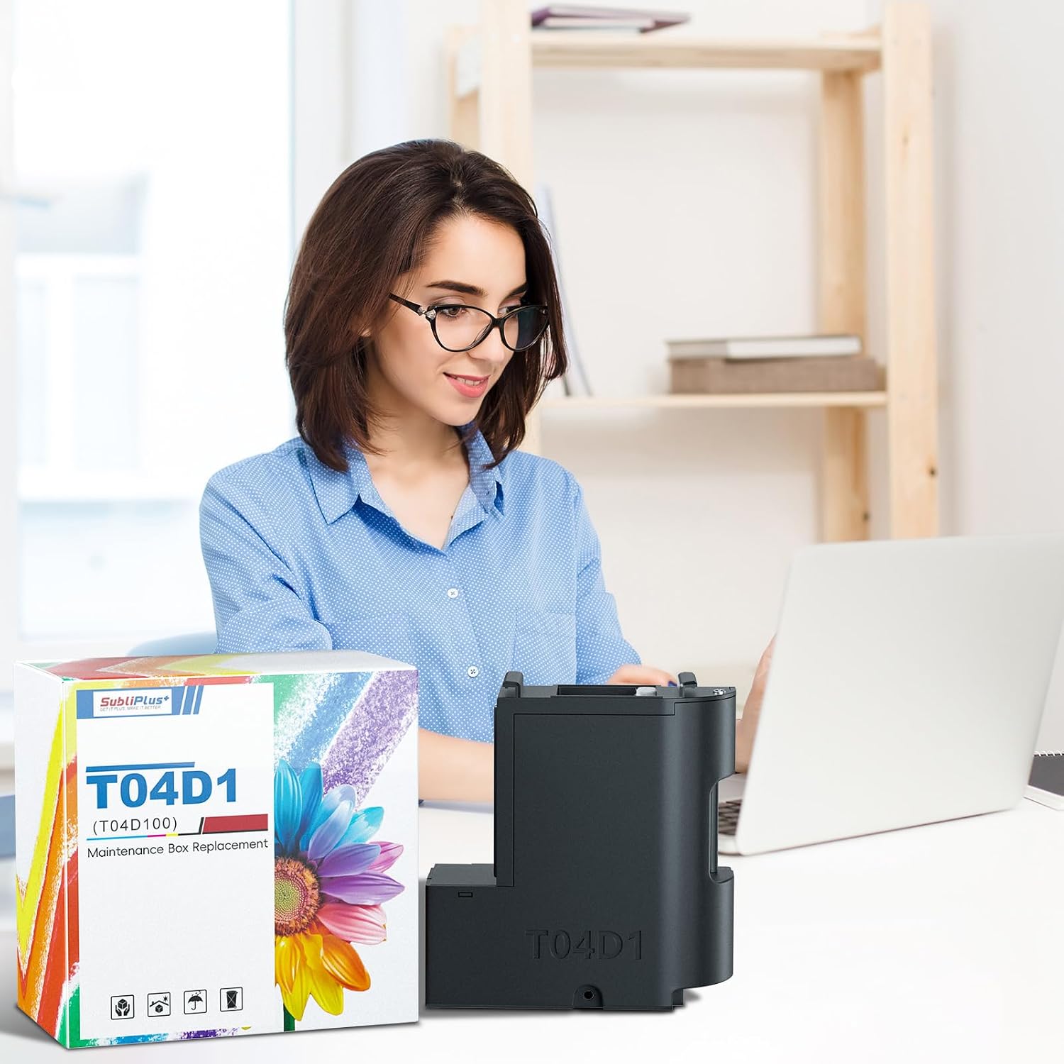 Detalle de SubliPlus+ T04D1/C13T04D100 Ink Maintenance Box for EcoTank Printers