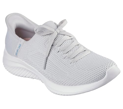Thumbnail 3 de Skechers Mujer Ultra Flex 3.0 Elevated Motion Slip-In – Light Gray Knit/Trim