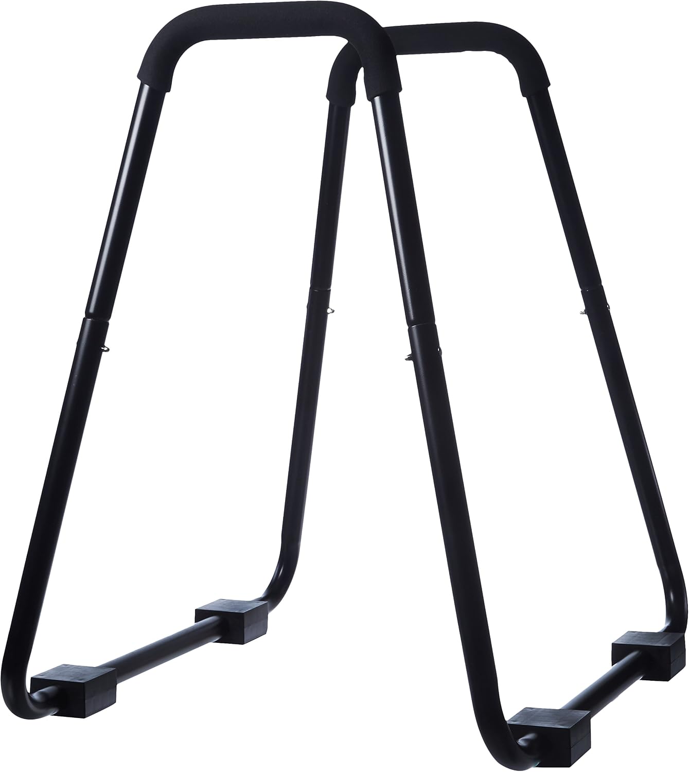 Detalle de Amazon Basics Dip Fitness Bar – poręcze ze stali stopowej, udźwig 300 kg