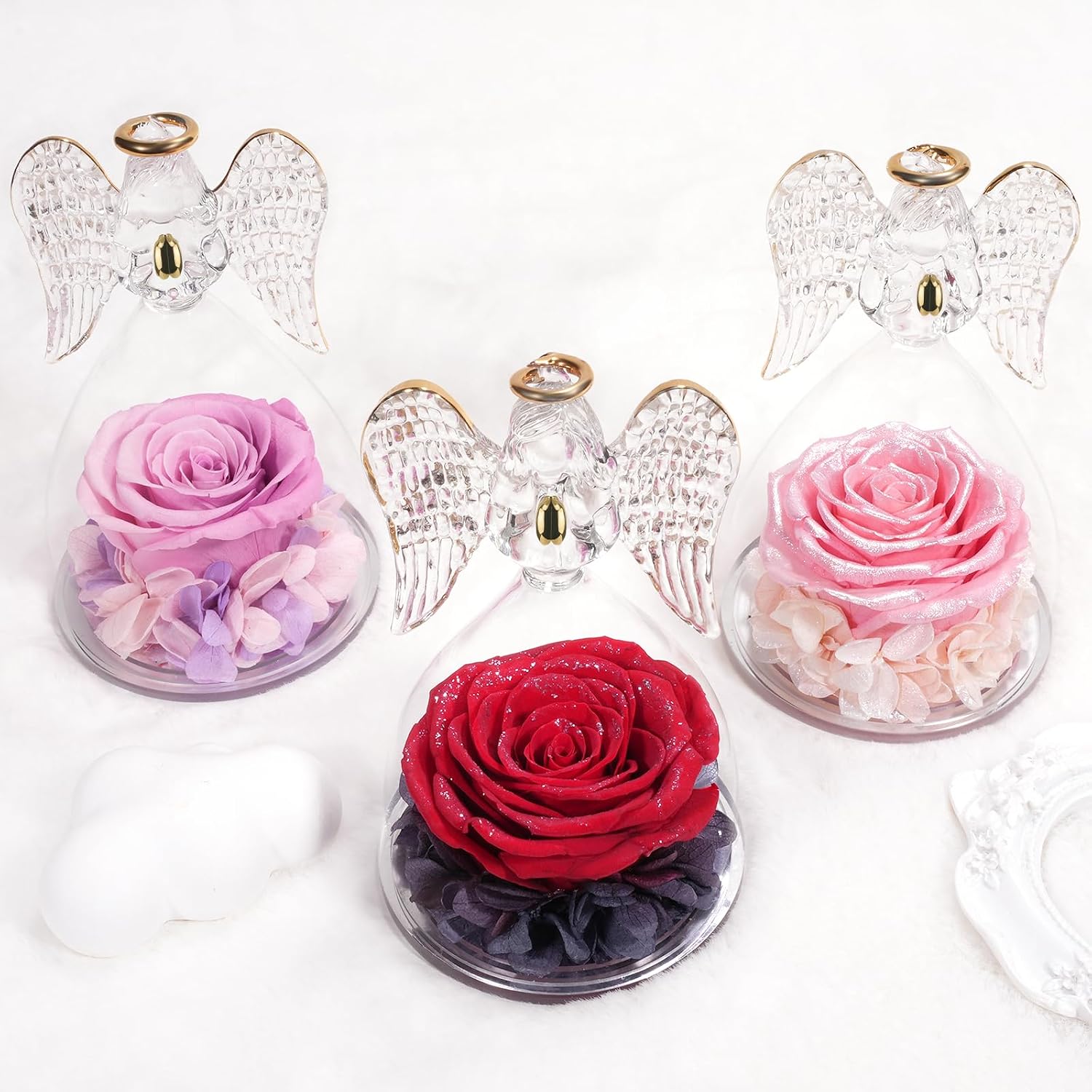 Thumbnail 6 de Miofula Ewige Rose Engel Figur