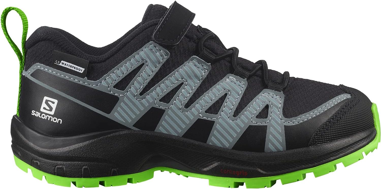 Detalle 2 de Salomon XA PRO V8 Climasalomon Waterproof Scarpe da Bambini – Earth Red, 31