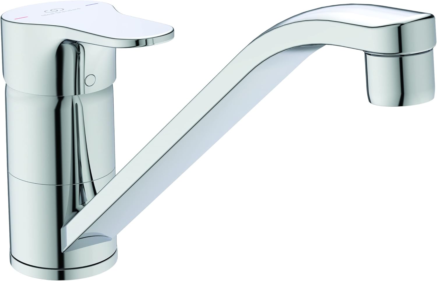 Thumbnail 5 de Ideal Standard Cerabase: Miscelatore cucina monocomando a parete con bocca orientabile 360° – cromato