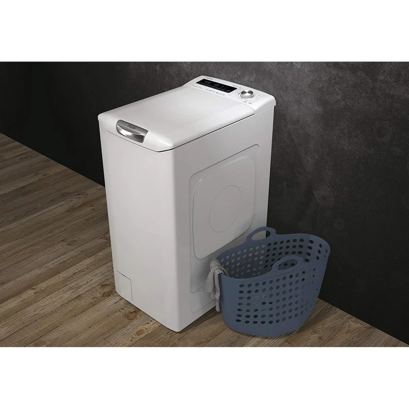 Detalle de Haier RTXSG47TMCE: Lavadora de carga superior de 7 kg con Steam Plus y motor Inverter