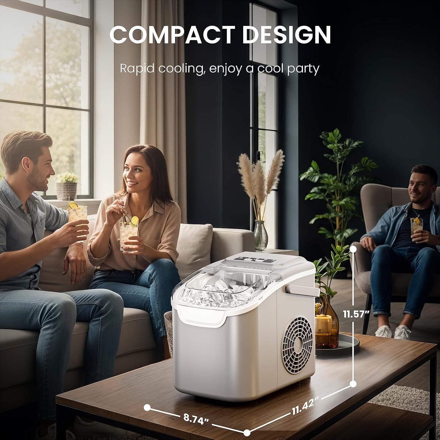 Thumbnail 6 de Antarctic Star Countertop Ice Maker, 8-Cube