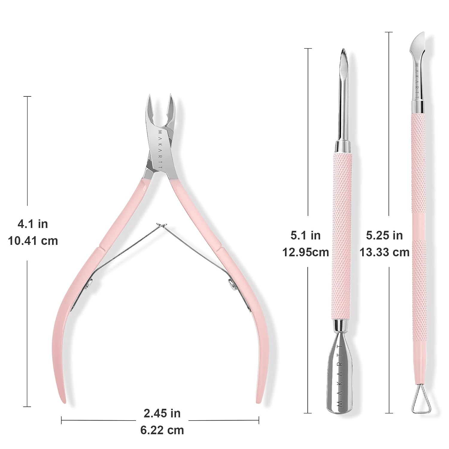 Thumbnail 5 de Makartt Cuticle Trimmer 7mm Pink 3‑Piece Kit