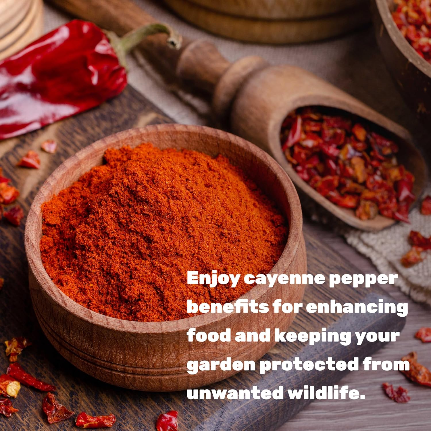 Detalle de DEAL SUPPLEMENT Ground Cayenne Pepper Powder, 5-Pound, 80,000 Heat Units