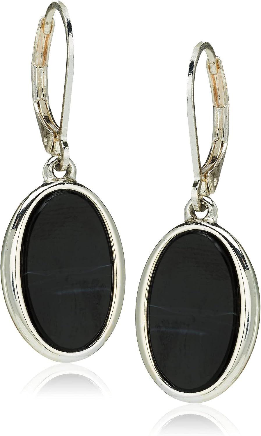 Detalle de Nine West Drop Earrings with Black Crystals