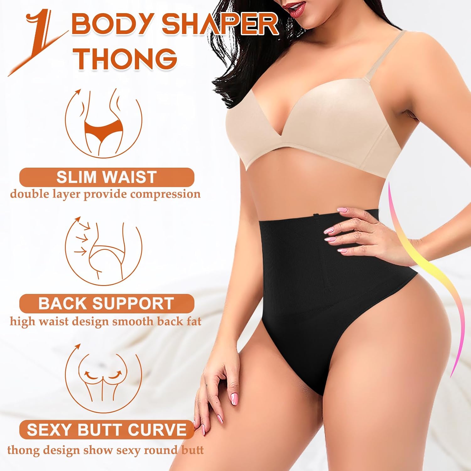 Detalle 2 de Werena Tummy Control Thong Shapewear
