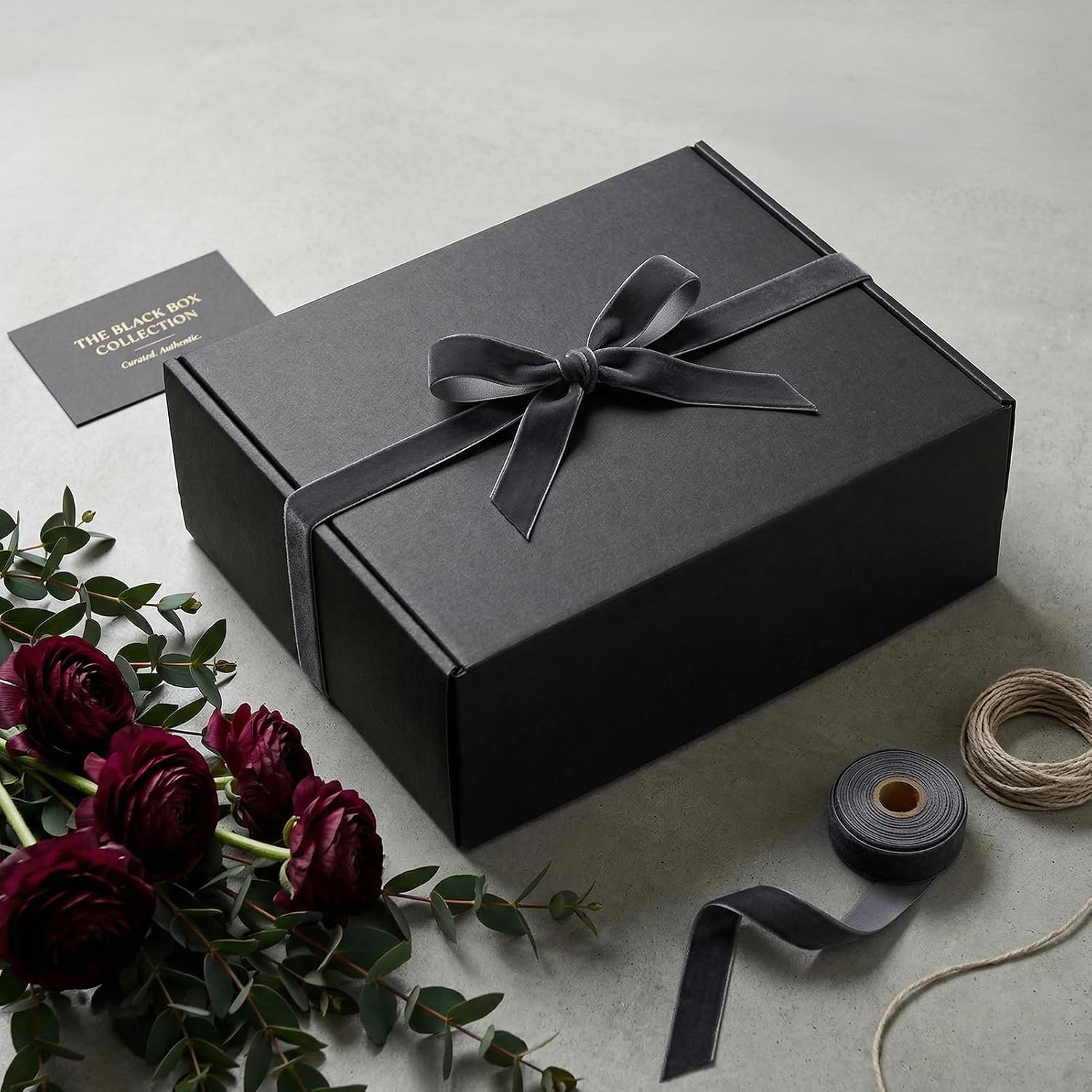 Thumbnail 5 de RLAVBL 12x9x4 Inch Shipping Boxes, 6 Pack – Matte Black Corrugated Mailing Boxes for Small Businesses