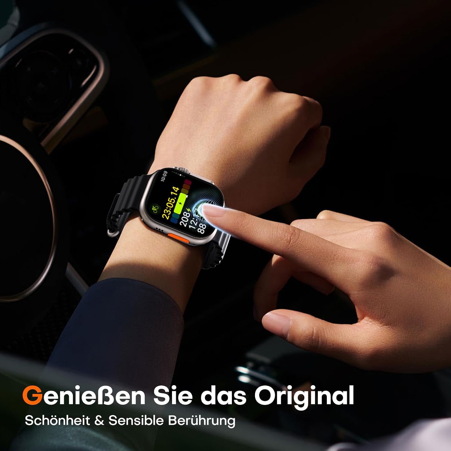 Thumbnail 4 de TAURI 3 in 1 Panzerglas 49mm für Apple Watch Ultra 3/2/1