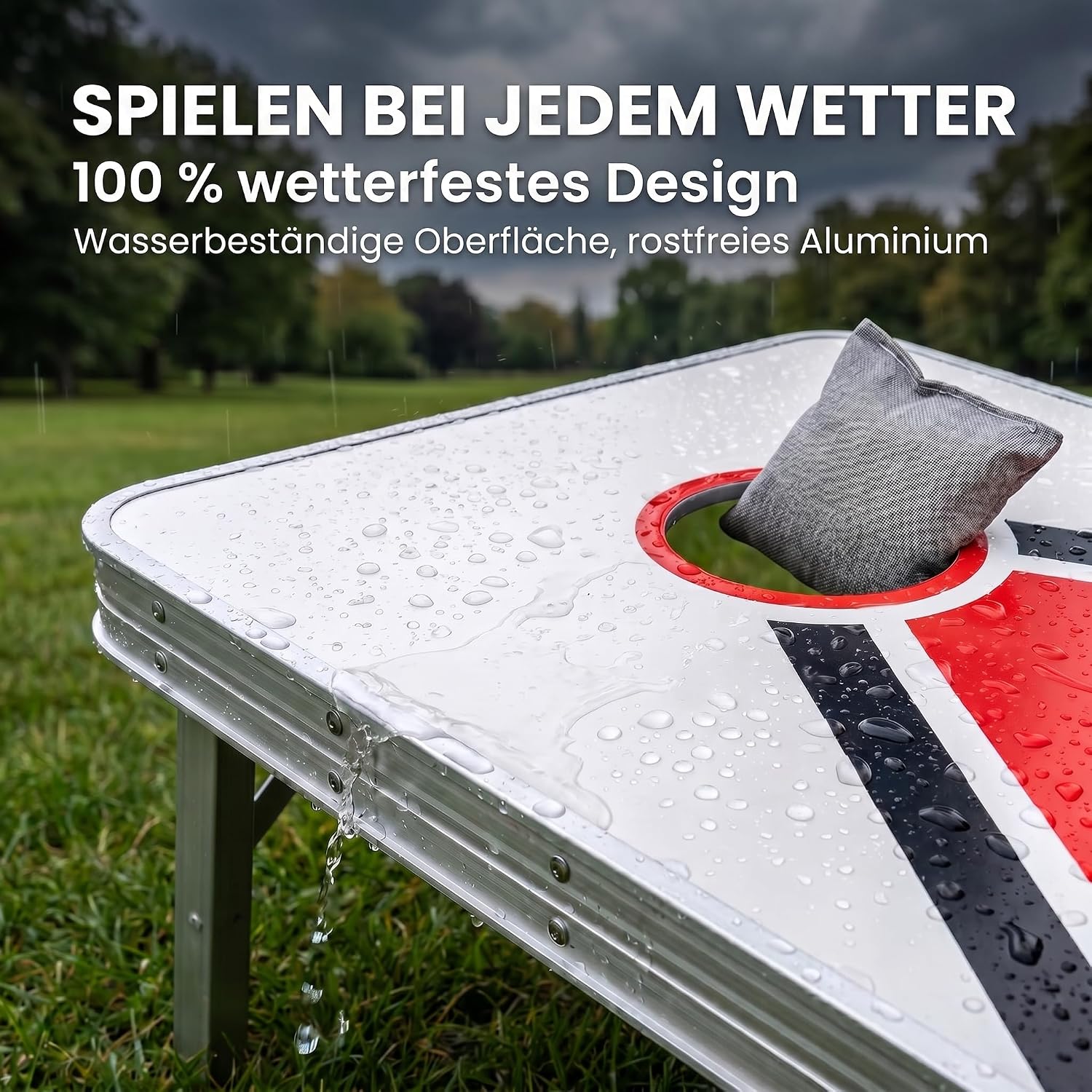 Thumbnail 6 de XXL Cornhole-Spiel für Groß und Klein – Outdoor & Indoor Geschicklichkeitsspiel mit extra großen Sandsäckchen