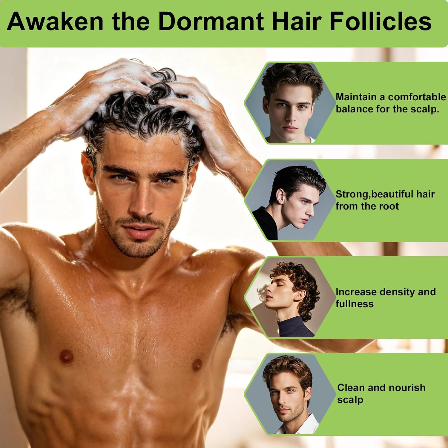 Thumbnail 2 de Tgideas Anti-Hair Loss Volumizing Shampoo with Biotin & Rosemary for Thinning Hair