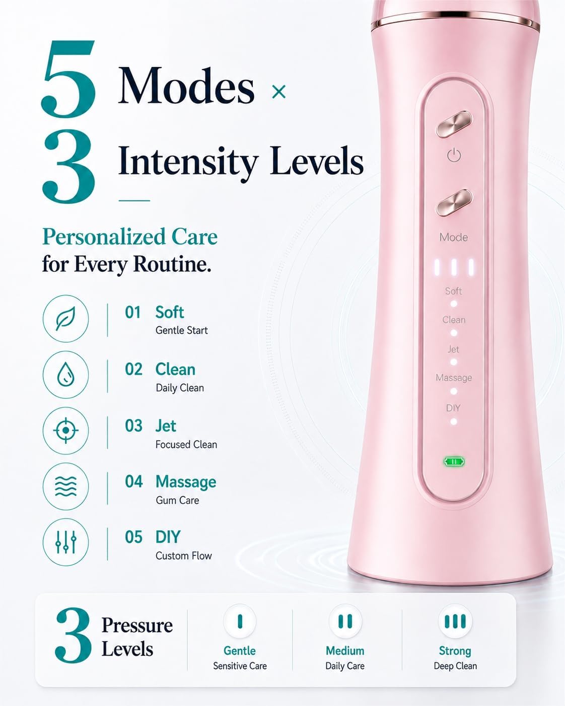 Thumbnail 4 de Cordless Water Flosser with 300 mL Tank