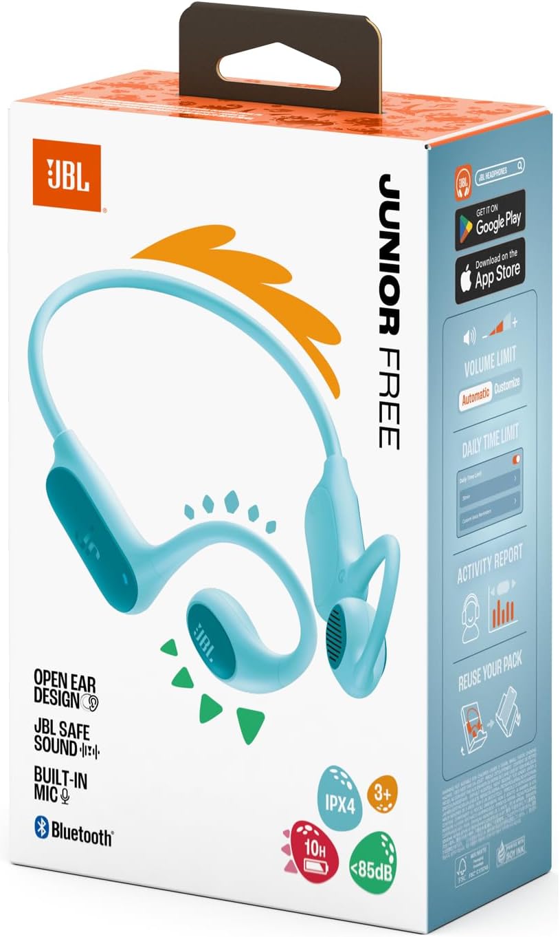 Thumbnail 6 de JBL Junior Free Wireless Open-Ear Kid Headphones: Teal