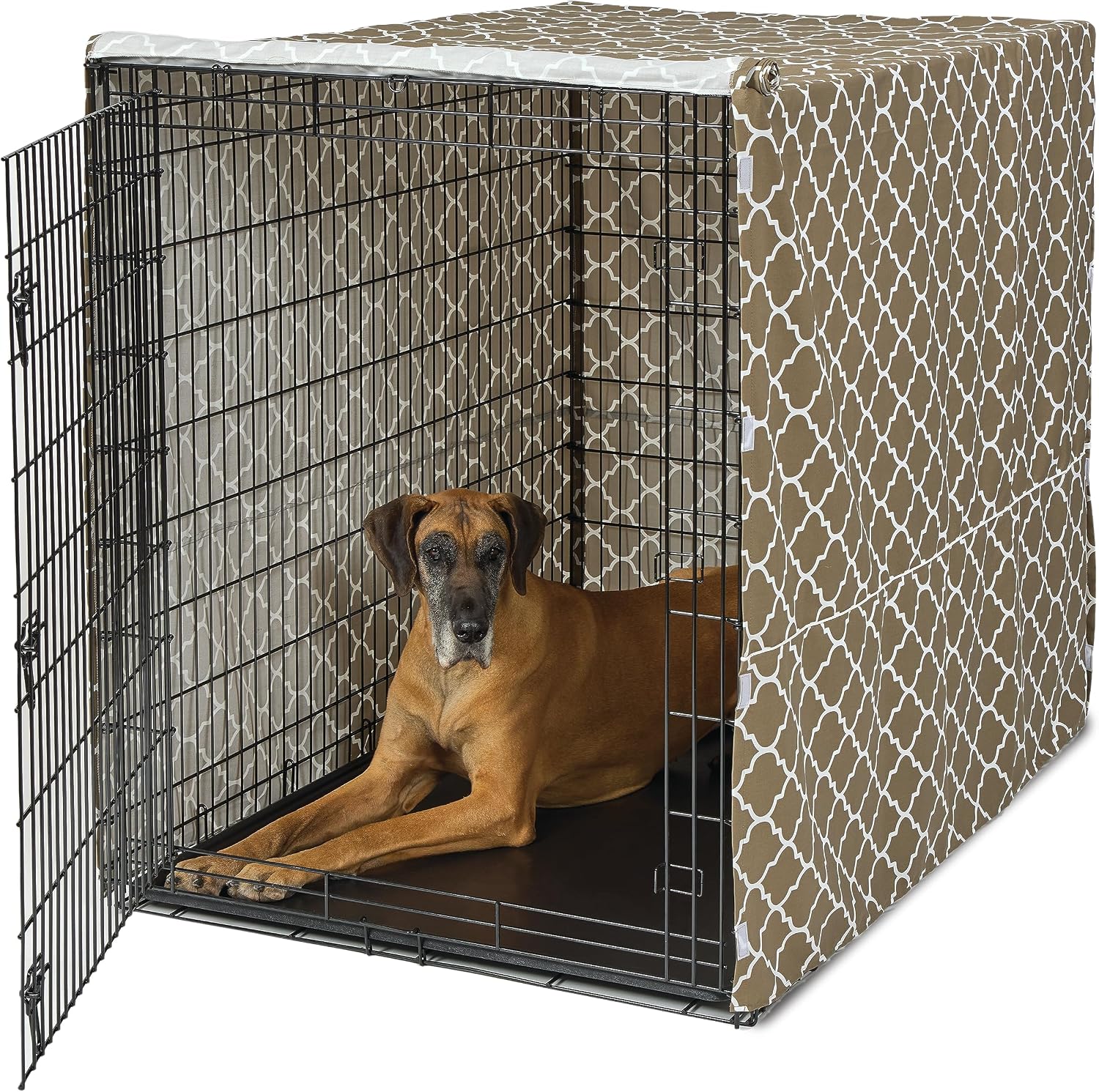 Thumbnail 6 de Hundeboxabdeckung 91 cm M Schwarz – Sichtschutz aus Polyester für Standard-Hundeboxen