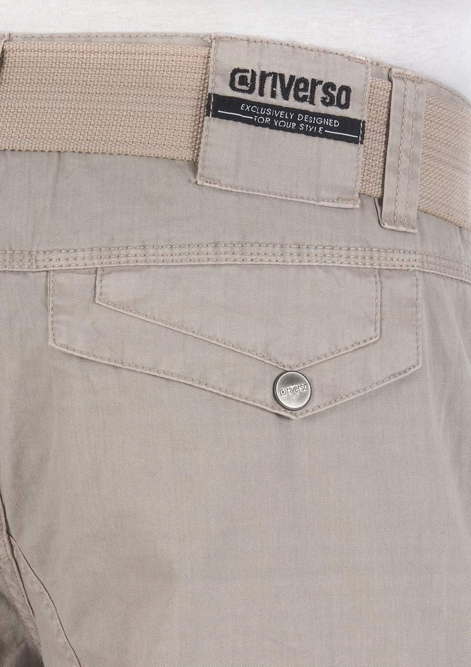 Thumbnail 4 de riverso Kurze Cargo Shorts Herren RIVAnton – Regular Fit, 100% Baumwolle, Gürtel inklusive