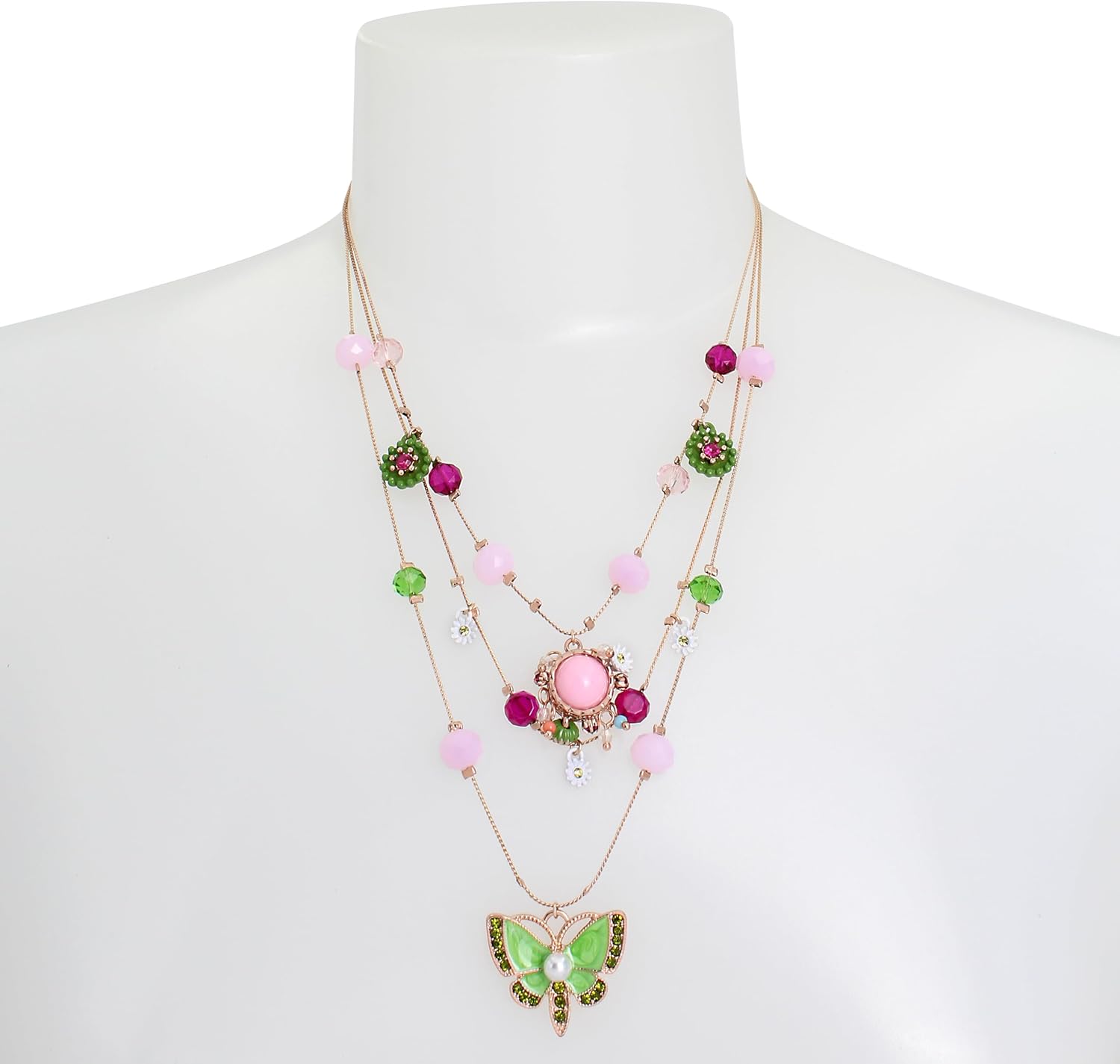 Detalle de Betsey Johnson Layered Necklace in Metal