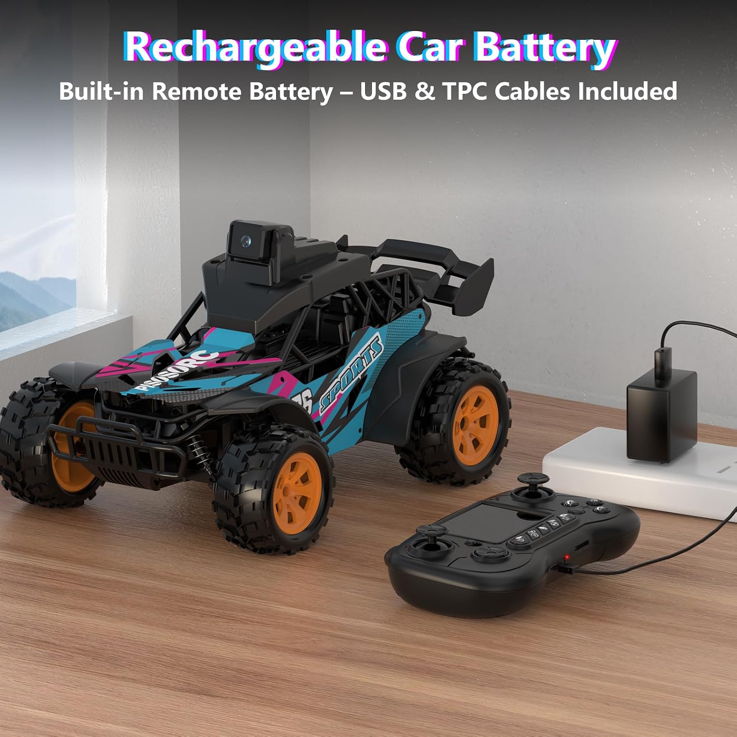 Thumbnail 5 de RC Truck with 2.8-Inch LCD Screen
