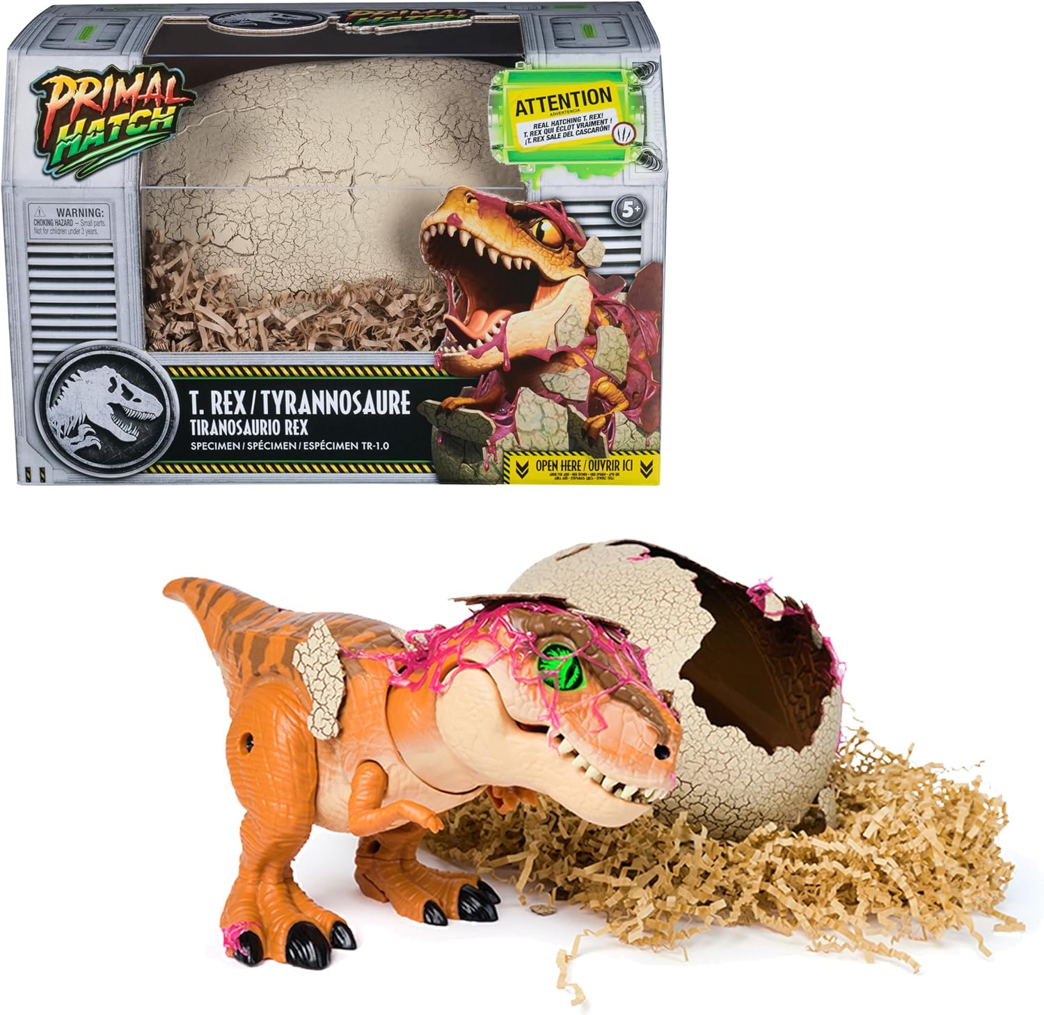 Detalle de Primal Hatch Jurassic World Interactive Dinosaur: Hatch, Train and Play with Your Own Baby Dino