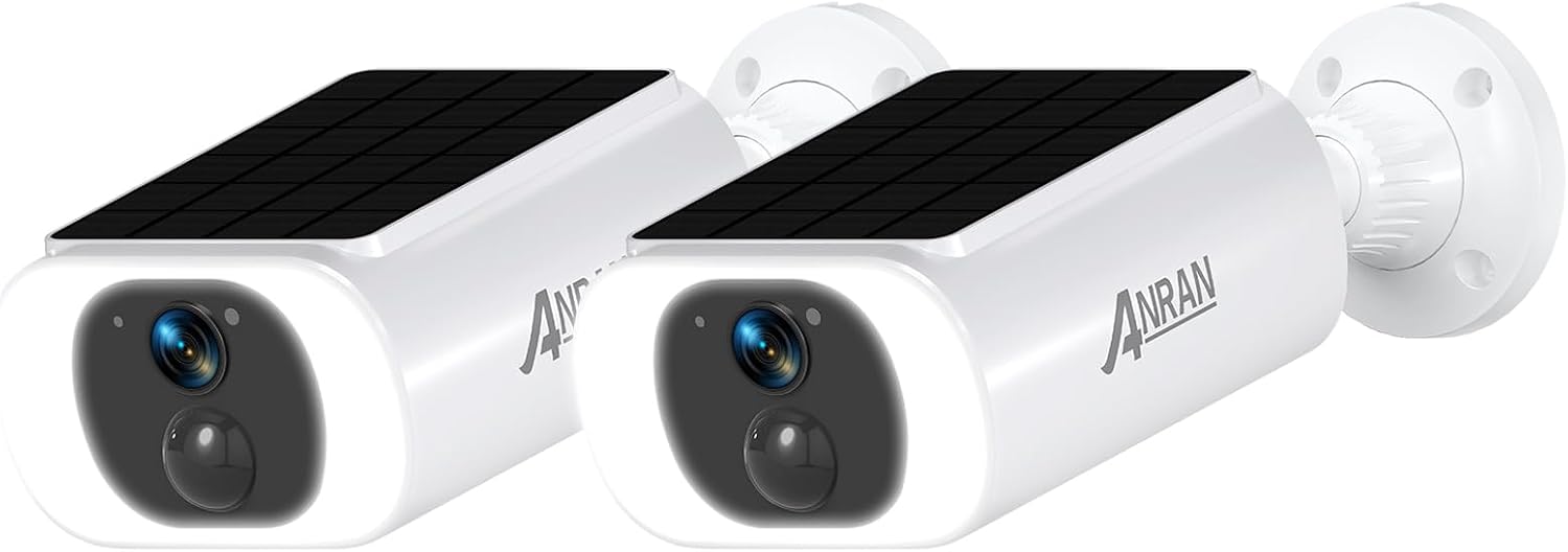 Detalle de ANRAN C3 2K wireless solar security cameras