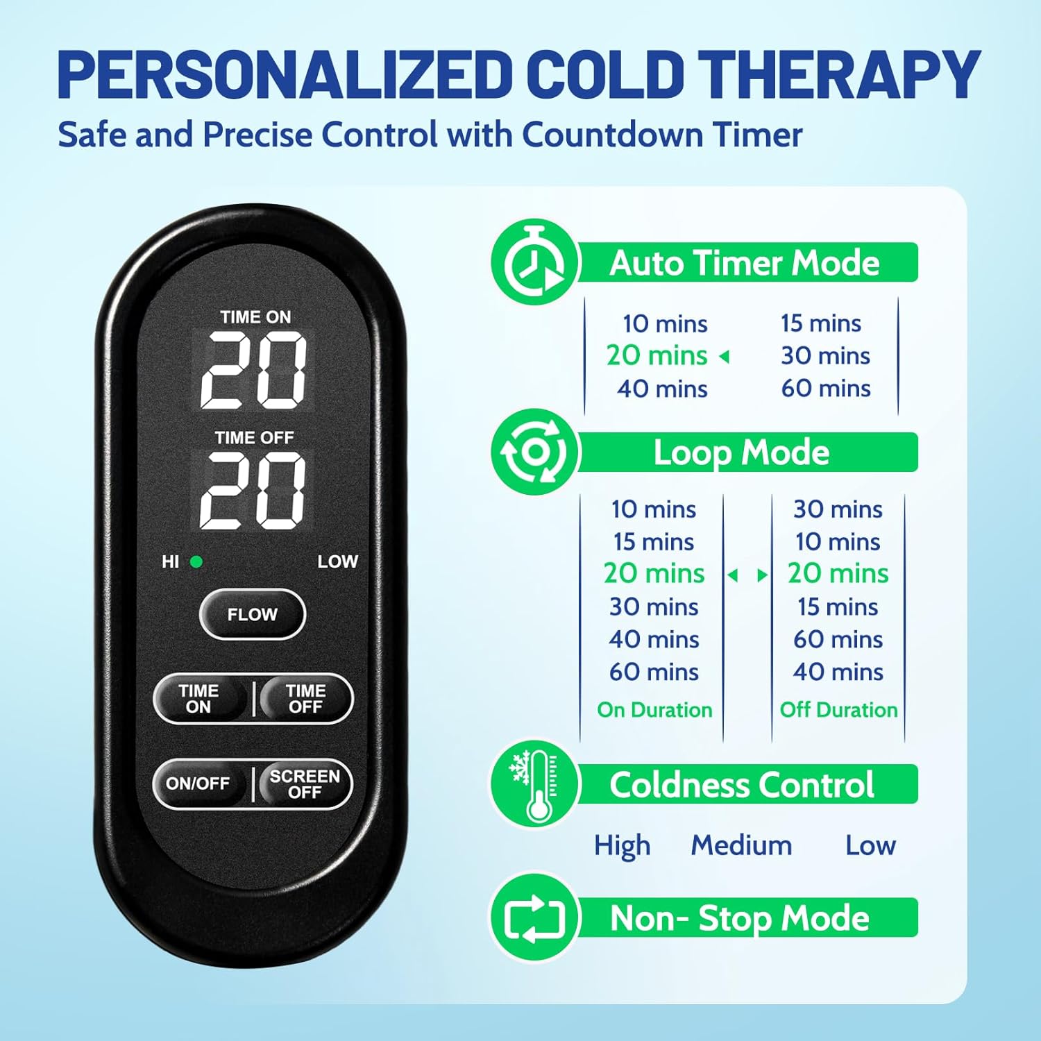 Detalle 2 de GALINAND Ice Machine 2.0 Knee Cold Therapy