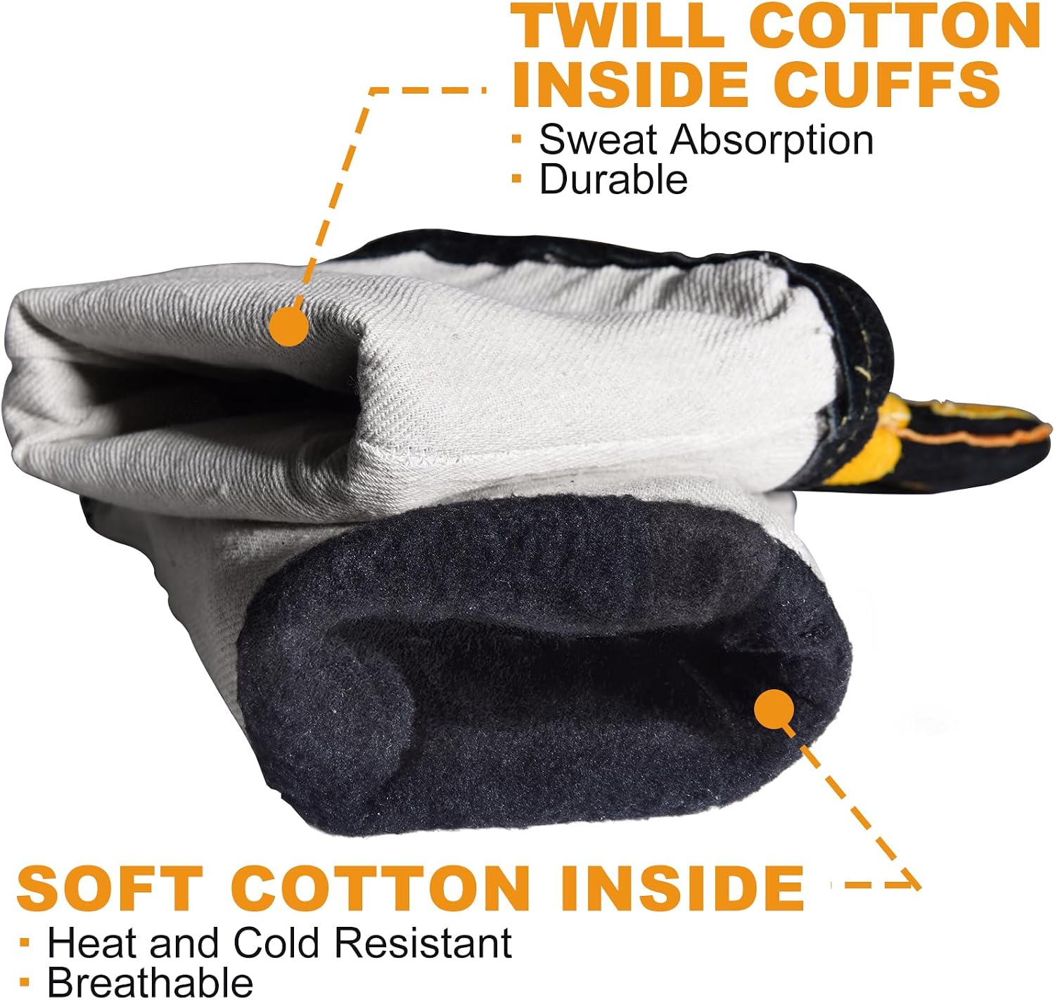 Thumbnail 6 de TOPDC Welding Glove 16-Inch Leather Welding Gloves with Kevlar Stitching