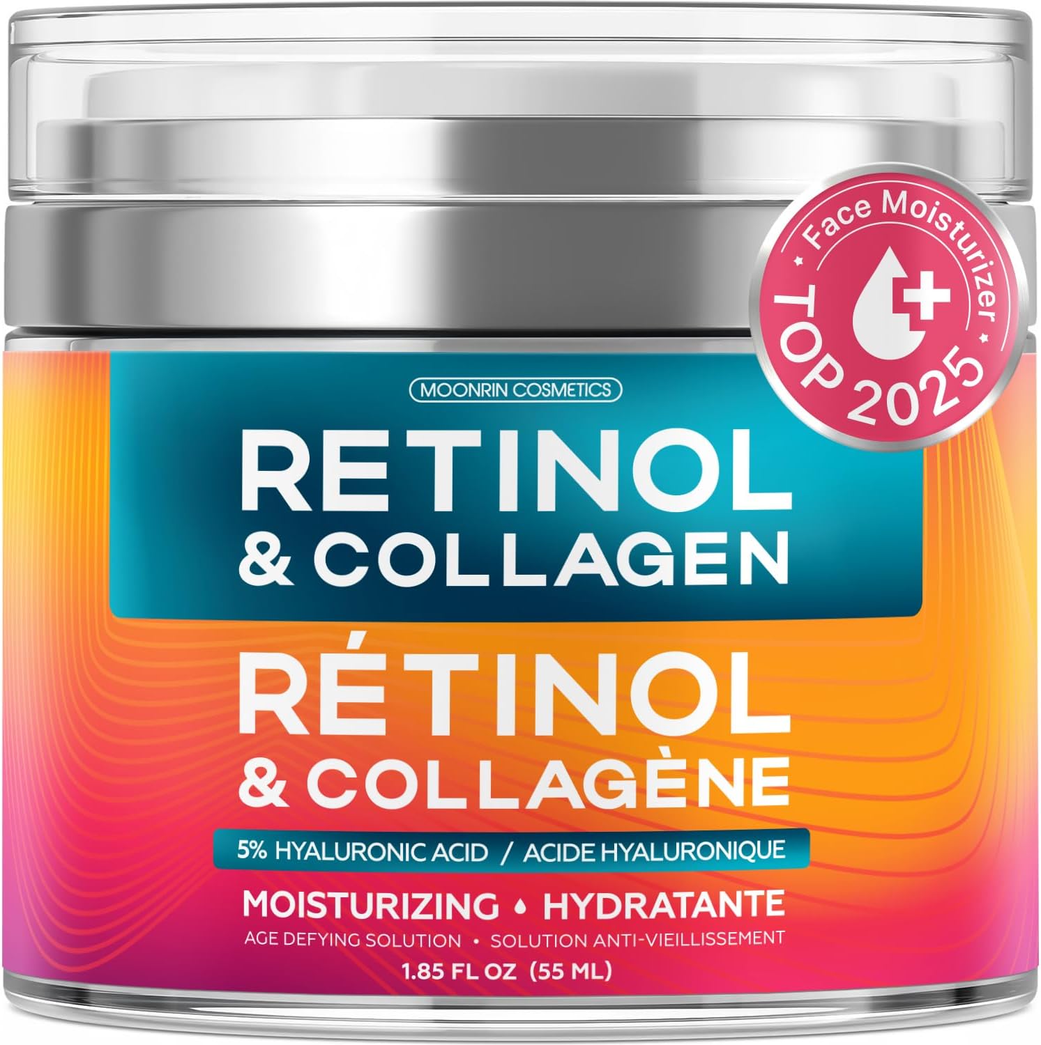 Detalle de MOONRIN COSMETICS RET_Cream_98594_MRN Retinol Face Cream, 55 ml