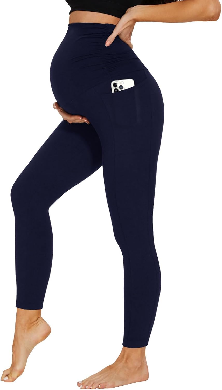 Thumbnail 5 de DDOBB Damen Umstandsleggings mit Taschen – High Waist Umstandshose für Schwangerschaft, Yoga & Alltag