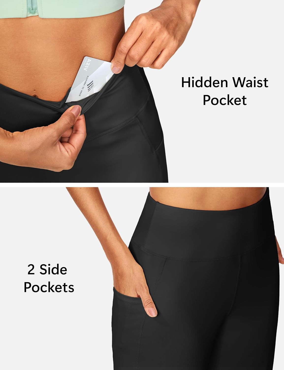 Detalle 2 de ISEEGZ Capri Pants 3.5-inch High Waist