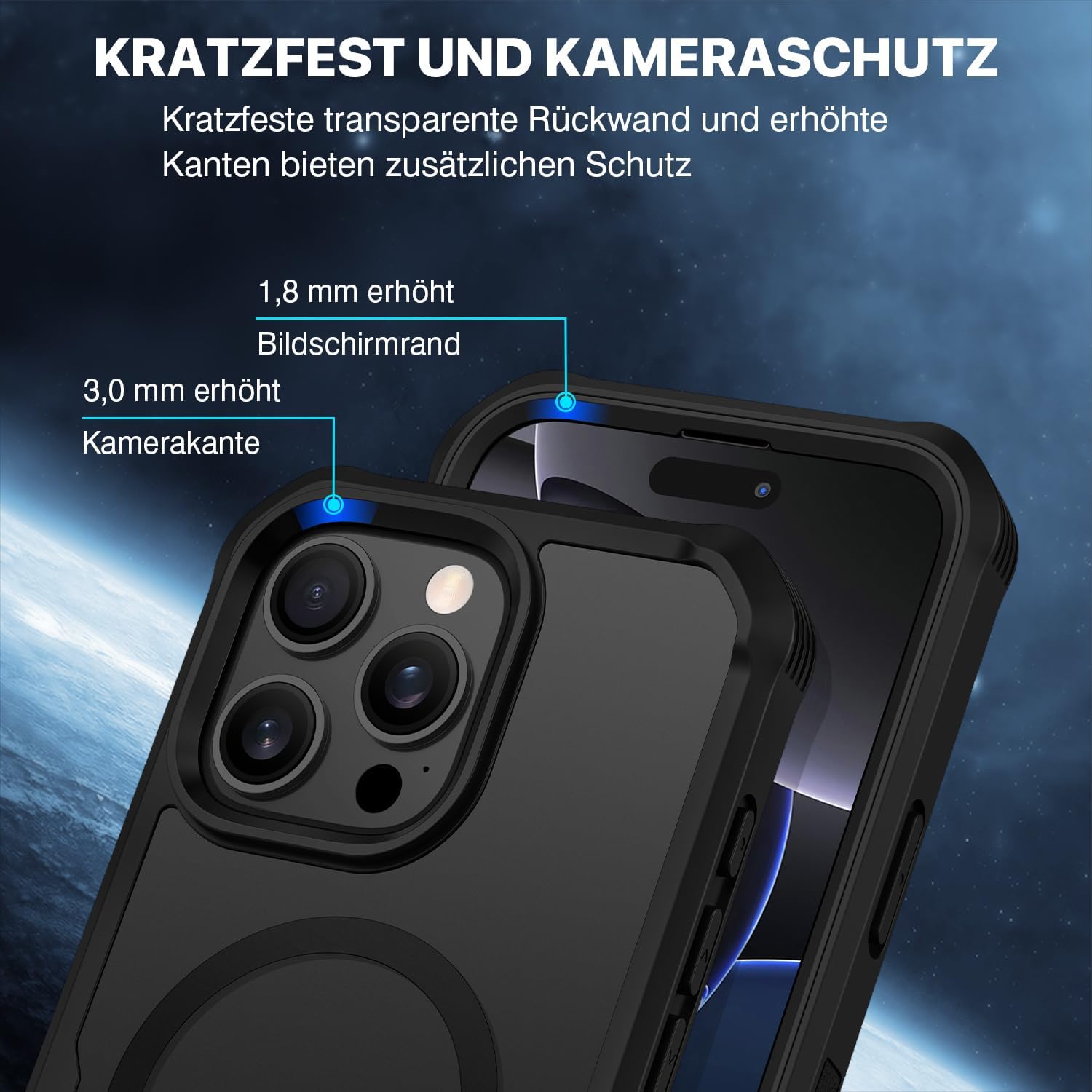 Thumbnail 6 de CENHUFO Sichtschutz Hülle iPhone 16 Pro Max