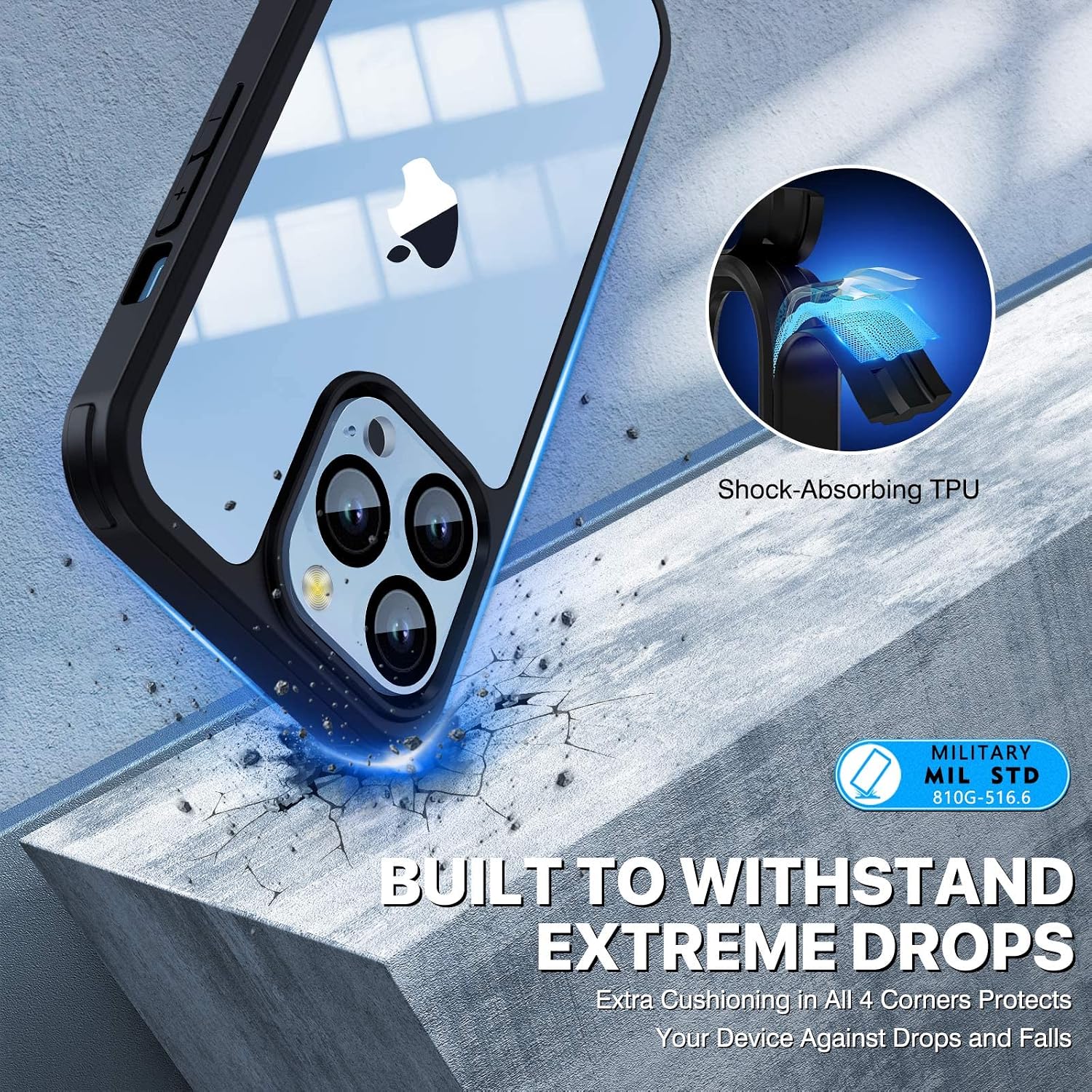 Detalle de iPhone 13 Pro Max glass case 2-layer