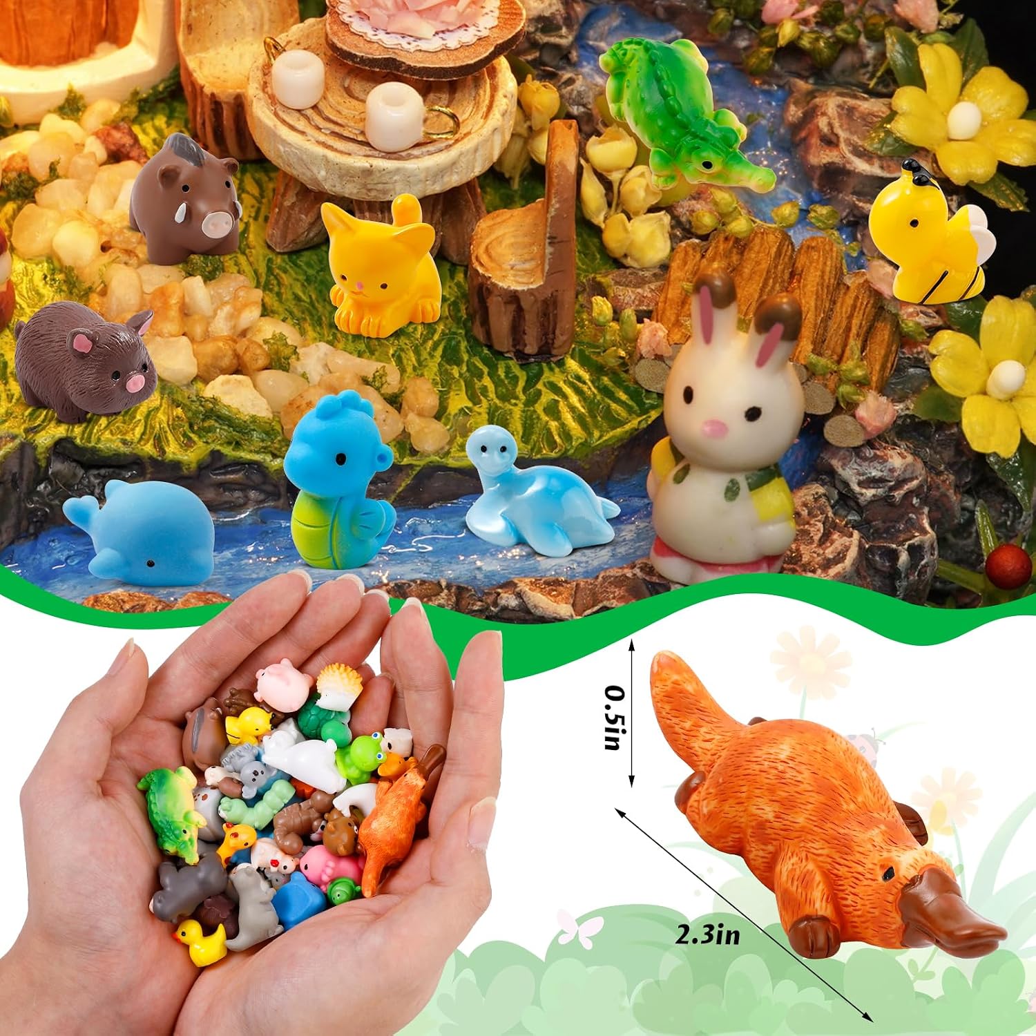 Thumbnail 5 de 42 Pcs Mini Resin Animals