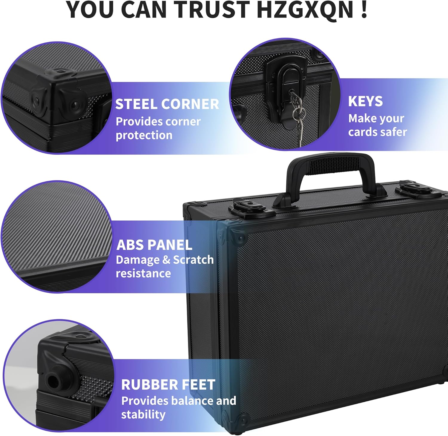 Thumbnail 4 de HZGXQN Toploader Storage Box Holds 600+